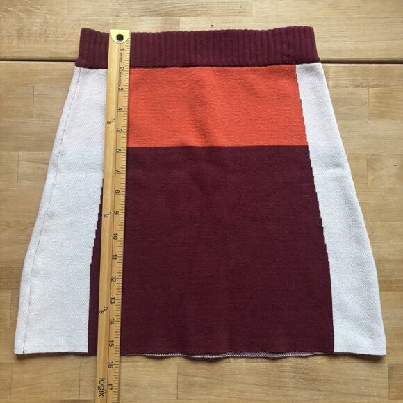 Urban Outfitters Mini Skirt Women’s Size Small Red Orange Retro Y2K Style - Picture 7 of 9